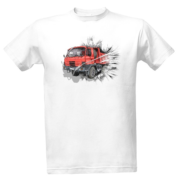 Tričko s potiskem Náklaďák T815-2 S1 6x6