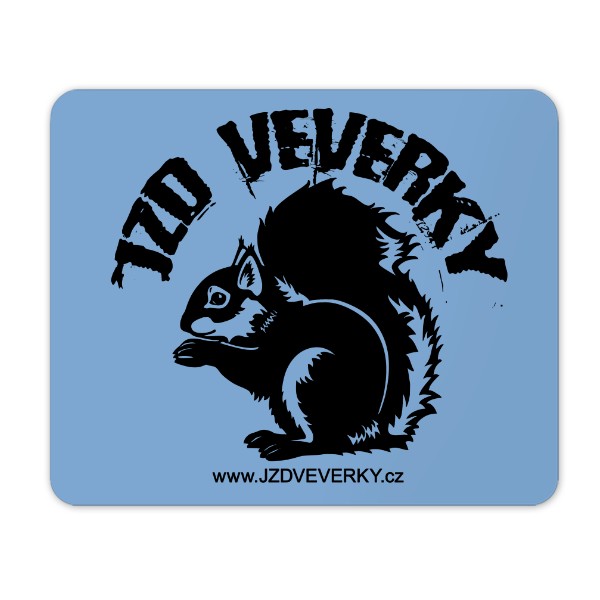 Podložka pod myš s potiskem JZD VEVERKY - podložka pod myš